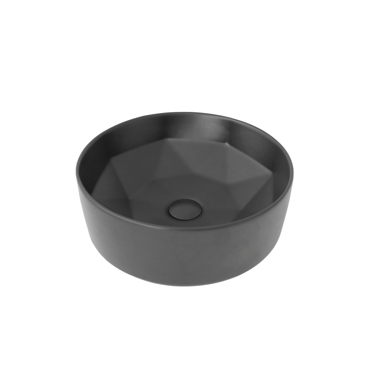 STYLISH 16 inch Round Ceramic Vessel Bathroom Sink