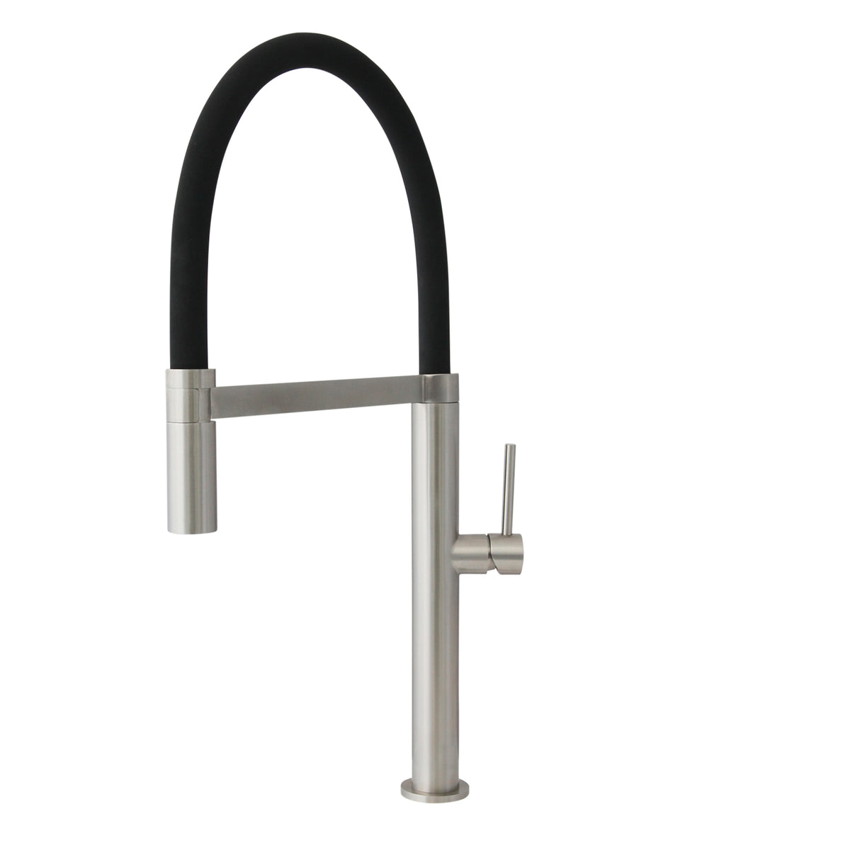 STYLISH Stainless Steel Single Handle Pull Out Dual Mode Kitchen Sink Faucet with Spout Hose