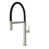 STYLISH Stainless Steel Single Handle Pull Out Dual Mode Kitchen Sink Faucet with Spout Hose