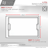 Workstation Sink Bamboo Cutting Board A-906