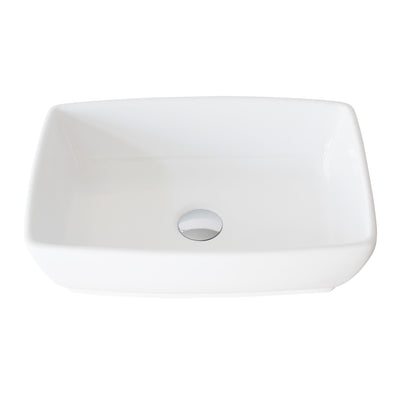 Stylish 19-inch Rectangular Vessel Bathroom Sink - image 1