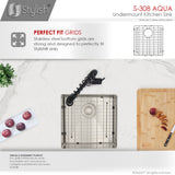 STYLISH 19 inch Single Bowl Undermount Stainless Steel Kitchen Sink Laundry