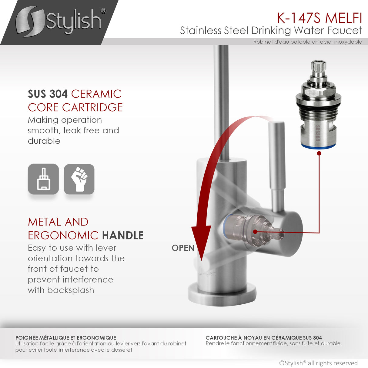 Single Handle Cold Water Tap - by Stylish