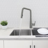 STYLISH Kitchen Sink Faucet Single Handle Pull Down Dual Mode Lead Free