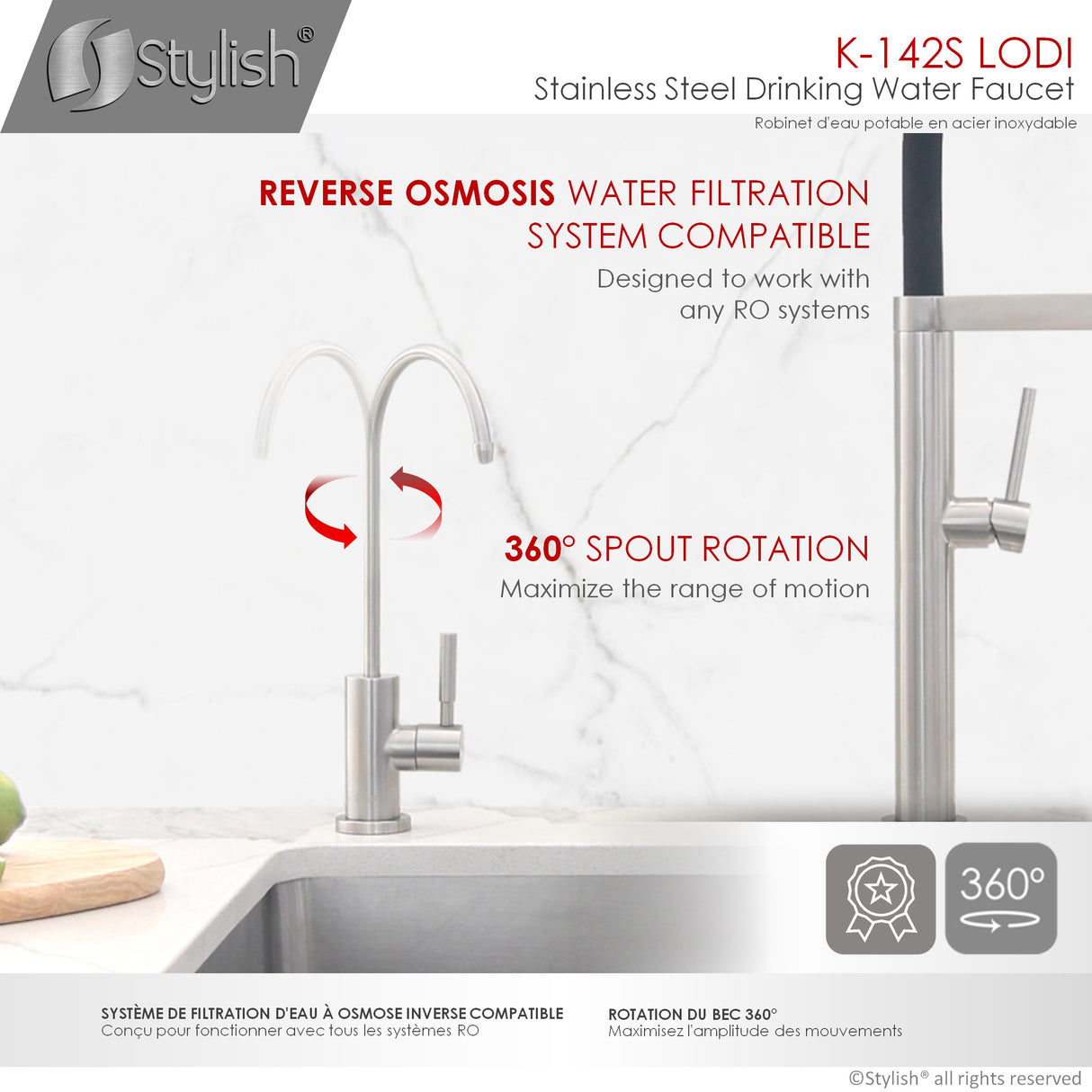 STYLISH Kitchen Sink Drinking Water Tap Faucet
