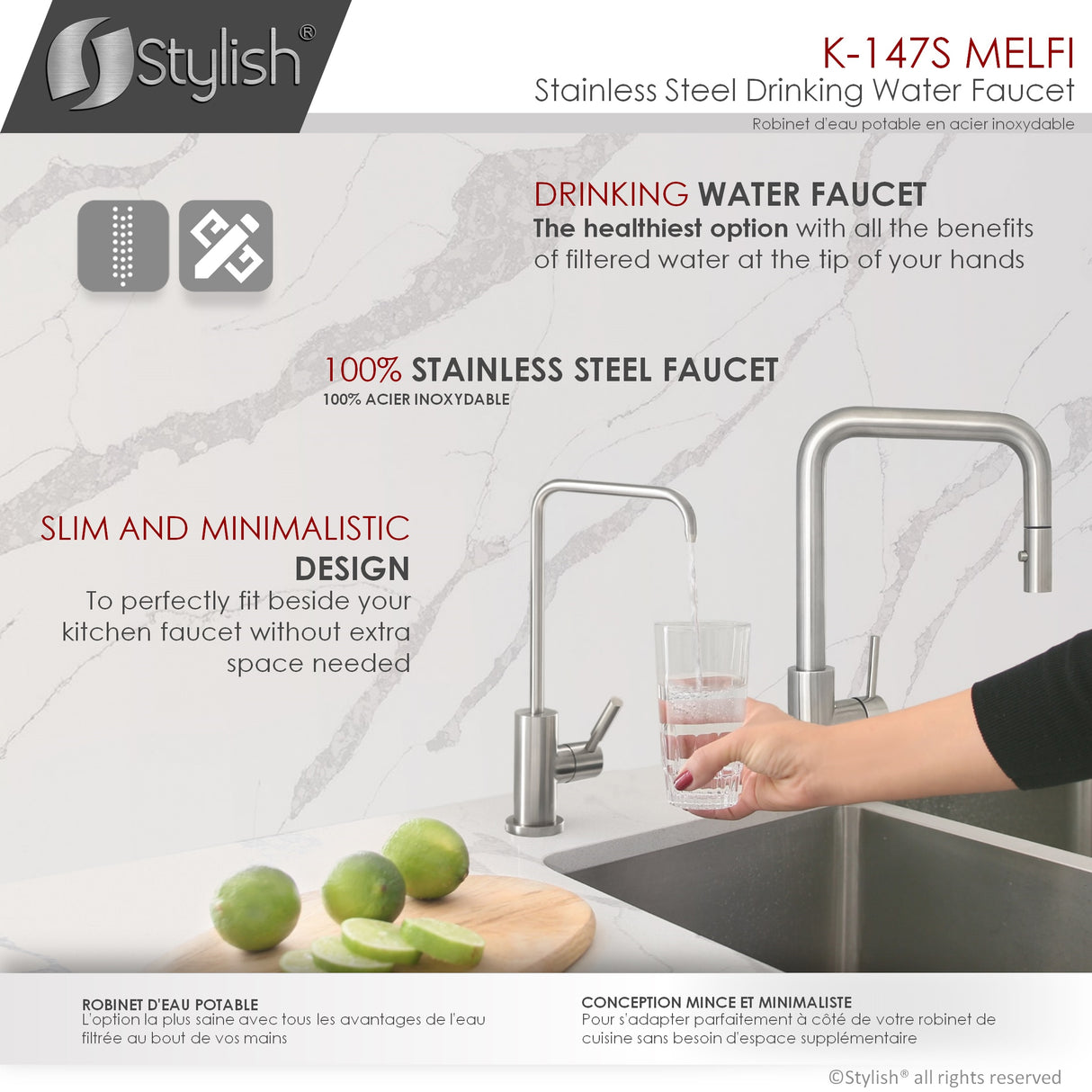 Single Handle Cold Water Tap - by Stylish