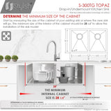 STYLISH 28 inch Double Bowl Dual mount 18G Stainless Steel Kitchen Sink with Grids and Strainers
