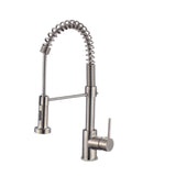 STYLISH Kitchen Sink Faucet Single Handle Pull Down Dual Mode Lead Free