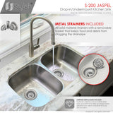 STYLISH 32 inch Double Bowl Undermount and Drop-in Kitchen Sink