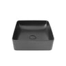 STYLISH 14 inch Square Ceramic Vessel Bathroom Sink