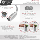 STYLISH Kitchen Sink Faucet Single Handle Pull Down Dual Mode