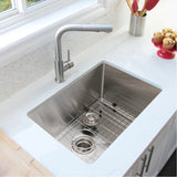 STYLISH 30 inch Single Bowl Undermount Stainless Steel Kitchen Sink