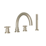 Holborn 4-Hole Deck-mount Tub Filler With C-Spout
