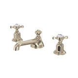 Edwardian Widespread Lavatory Faucet With Low Spout