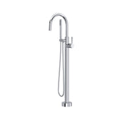 Graceline® Single Hole Floor-mount Tub Filler Trim