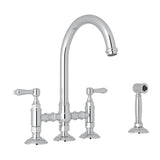 San Julio® Bridge Kitchen Faucet With Side Spray A1461lmws-2