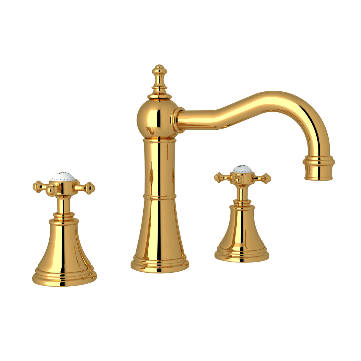 Georgian Era Widespread Lavatory Faucet With Column Spout