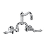 Acqui? Wall Mount Bridge Lavatory Faucet With Column Spout A1418lm-2