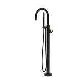 Eclissi™ Single Hole Floor-mount Tub Filler Trim With C-Spout