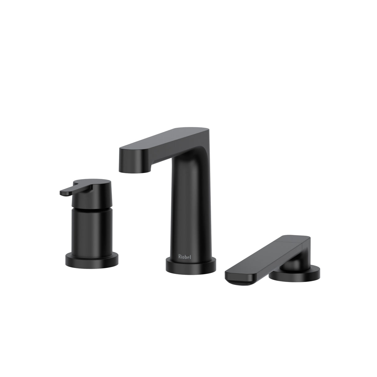 3-piece deck-mount tub filler with Handshower trim