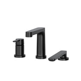 3-piece deck-mount tub filler with Handshower trim