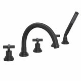 Lombardia? 5-hole Deck Mount Tub Filler With C-spout A2214xm