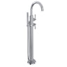 Holborn Single Hole Floor Mount Tub Filler Trim With C-Spout