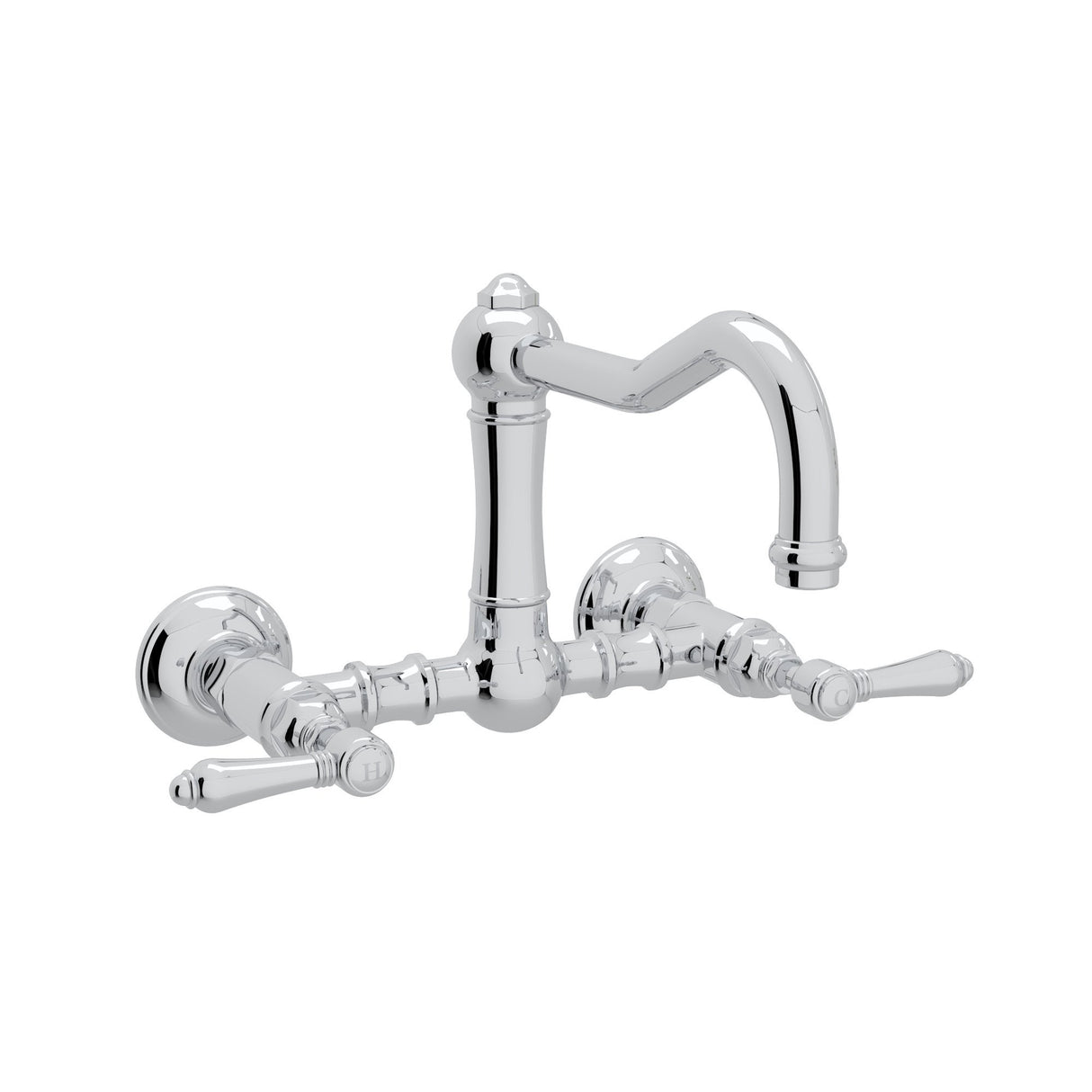 Acqui® Wall Mount Bridge Kitchen Faucet With Column Spout A1456lm-2