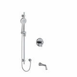 2-way Type T/p (Thermostatic/pressure Balance) Coaxial System With Spout And Hand Shower Rail