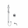 2-way Type T/p (Thermostatic/pressure Balance) Coaxial System With Spout And Hand Shower Rail