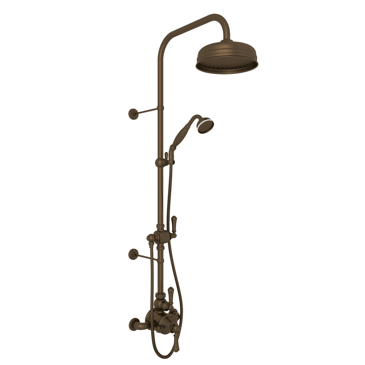 Georgian Era 3/4" Exposed Wall Mount Thermostatic Shower System