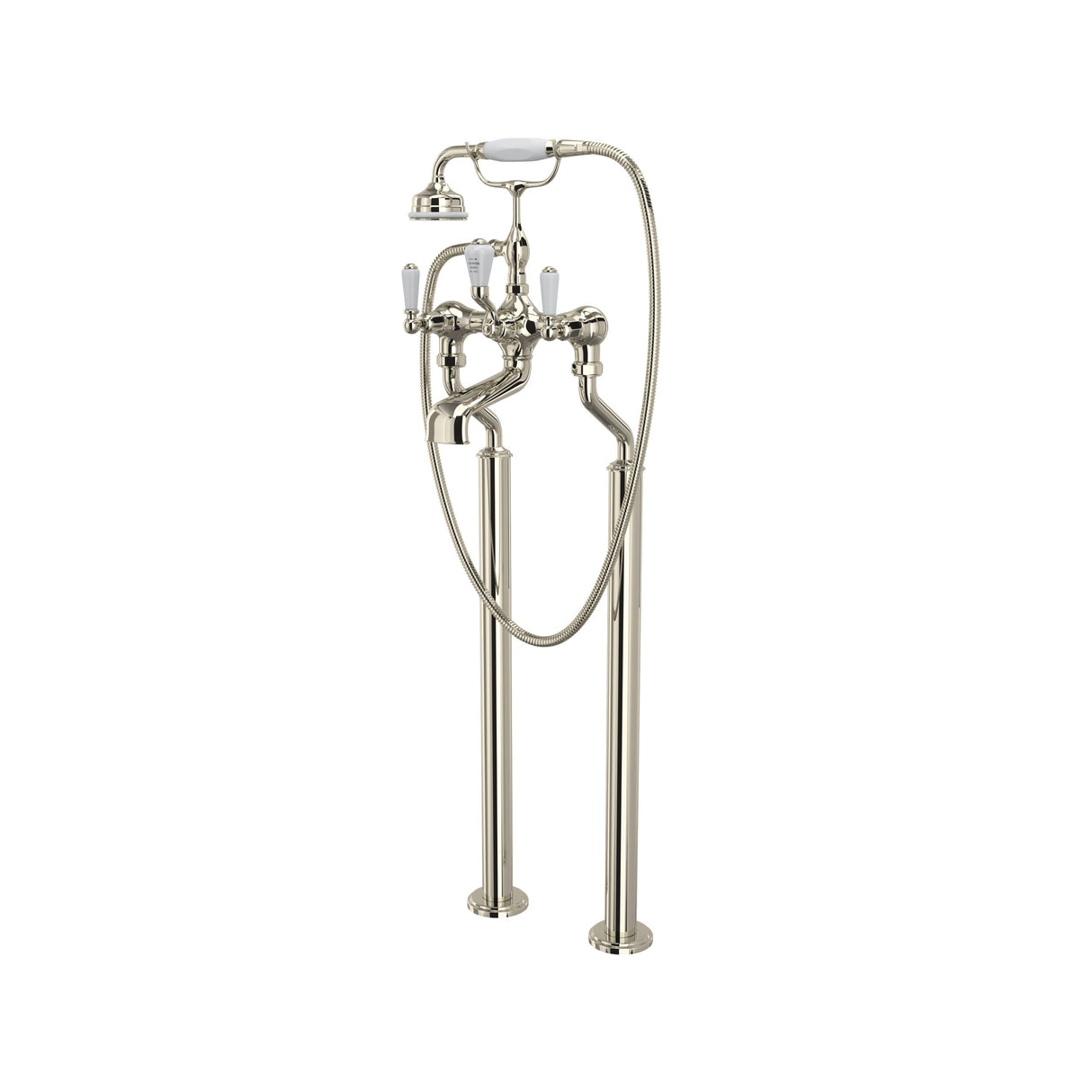 Edwardian Floor-mount Tub Filler