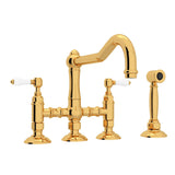 Acqui® Bridge Kitchen Faucet With Side Spray A1458lpws-2