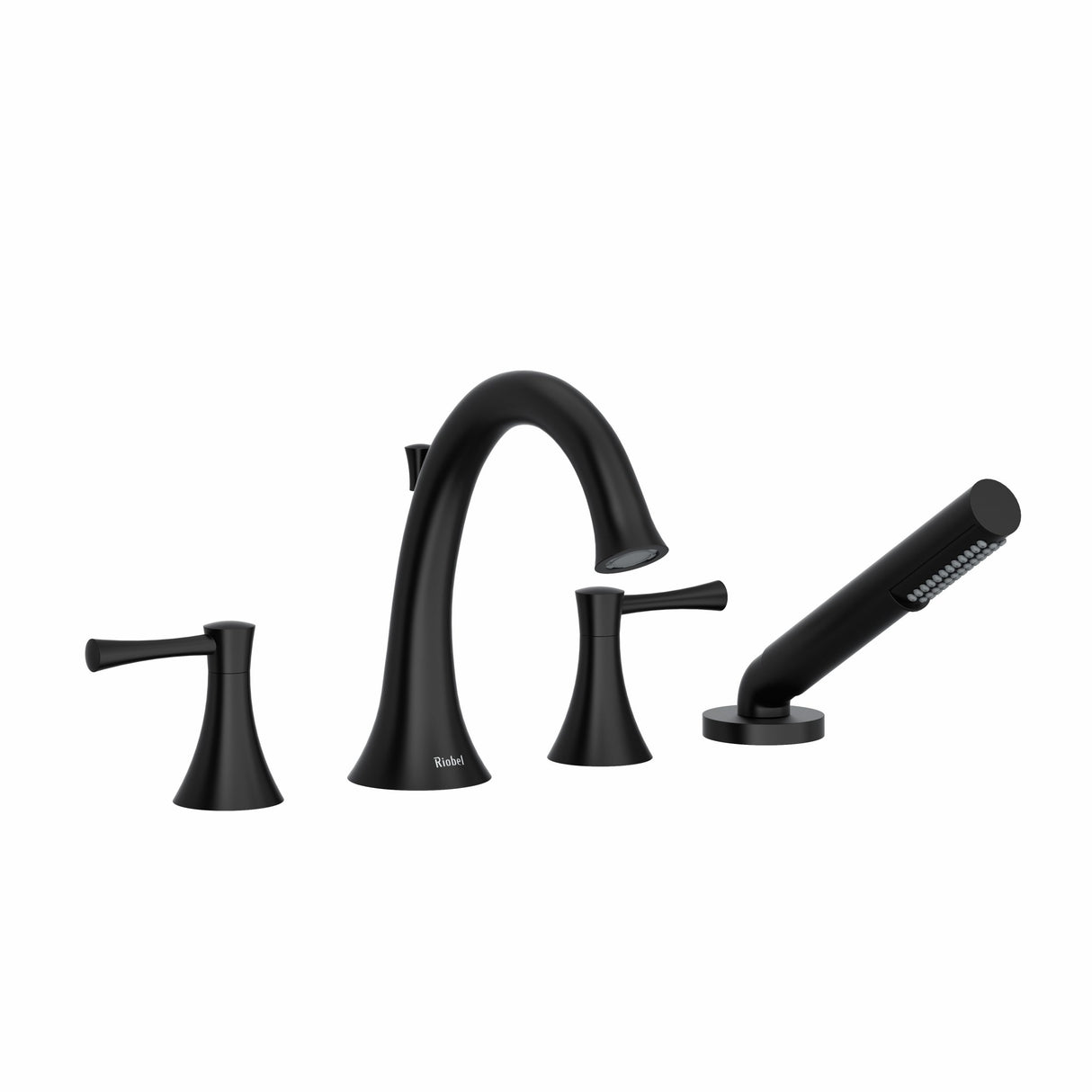 Edge 4-piece Deck-mount Tub Filler With Hand Shower