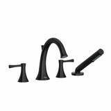 Edge 4-piece Deck-mount Tub Filler With Hand Shower