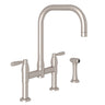 Holborn Bridge Kitchen Faucet With U-Spout and Side Spray