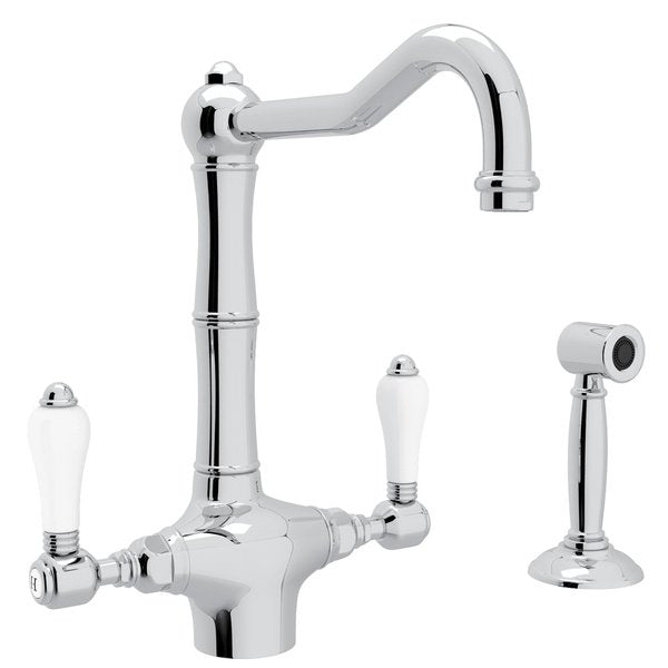 Acqui® Two Handle Kitchen Faucet With Side Spray A1679lpws-2