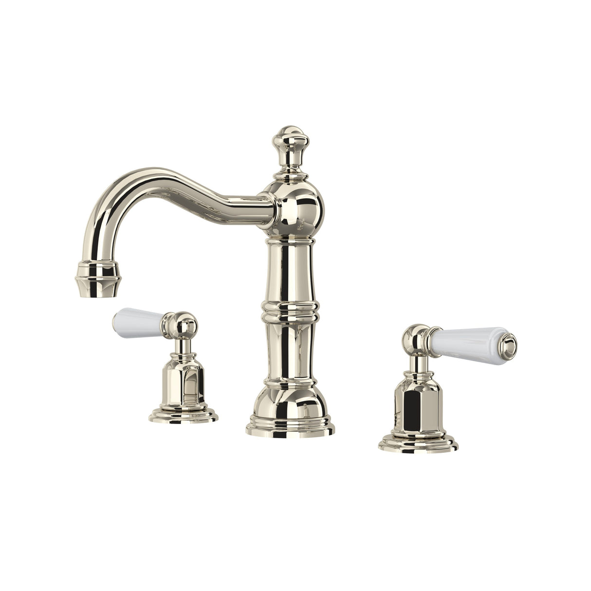 Edwardian Widespread Lavatory Faucet With Column Spout