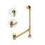 Freestanding Victoria + Albert Bathtub Drain For Above-Floor Installation Box - Antique Gold