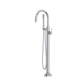 Apothecary™ Single Hole Floor-Mount Tub Filler Trim