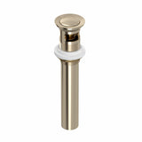Push Drain With Overflow 0127dof