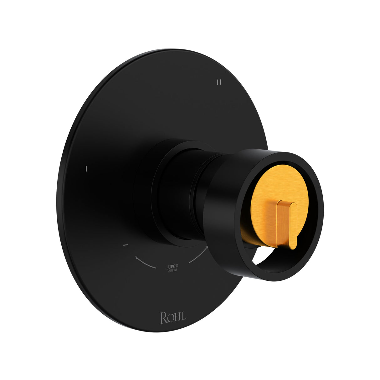 Eclissi™ 3-way Type T/P (thermostatic/pressure balance) coaxial patented trim