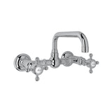 Acqui? Wall Mount Bridge Lavatory Faucet With U-spout A1423xm-2