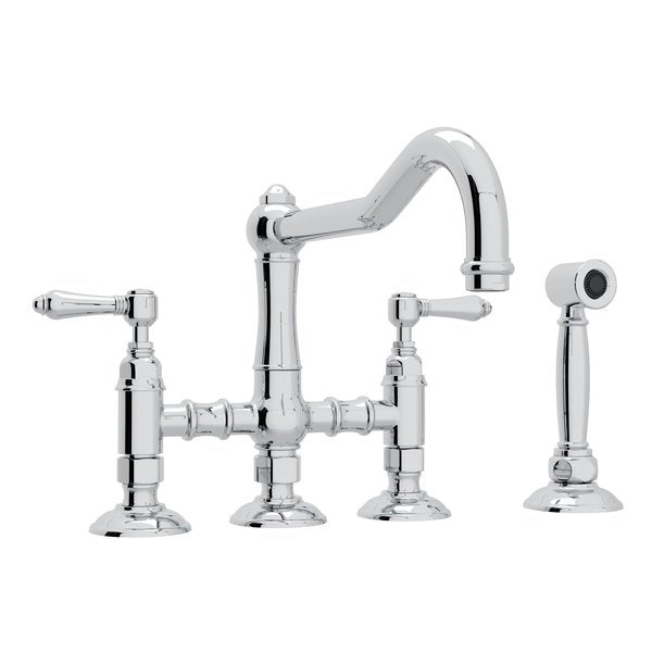 Acqui® Bridge Kitchen Faucet With Side Spray A1458lmws-2