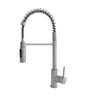 Single HandlePull-Down Kitchen Faucet with water filter. Brush.