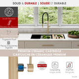 Single Handle With Spout Hose Pull Out Three Modes Kitchen Faucet