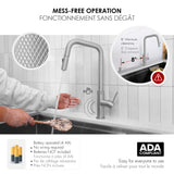 Single Handle Pull Down Touchless Kitchen Faucet