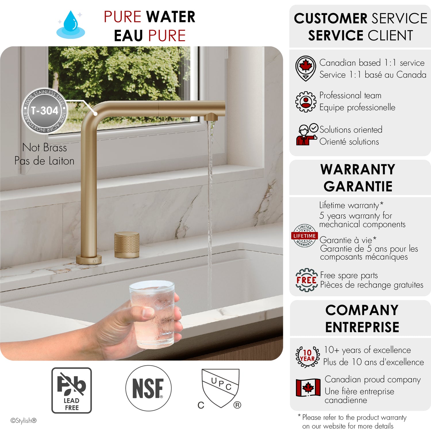 Single Handle Lift Up Kitchen Faucet