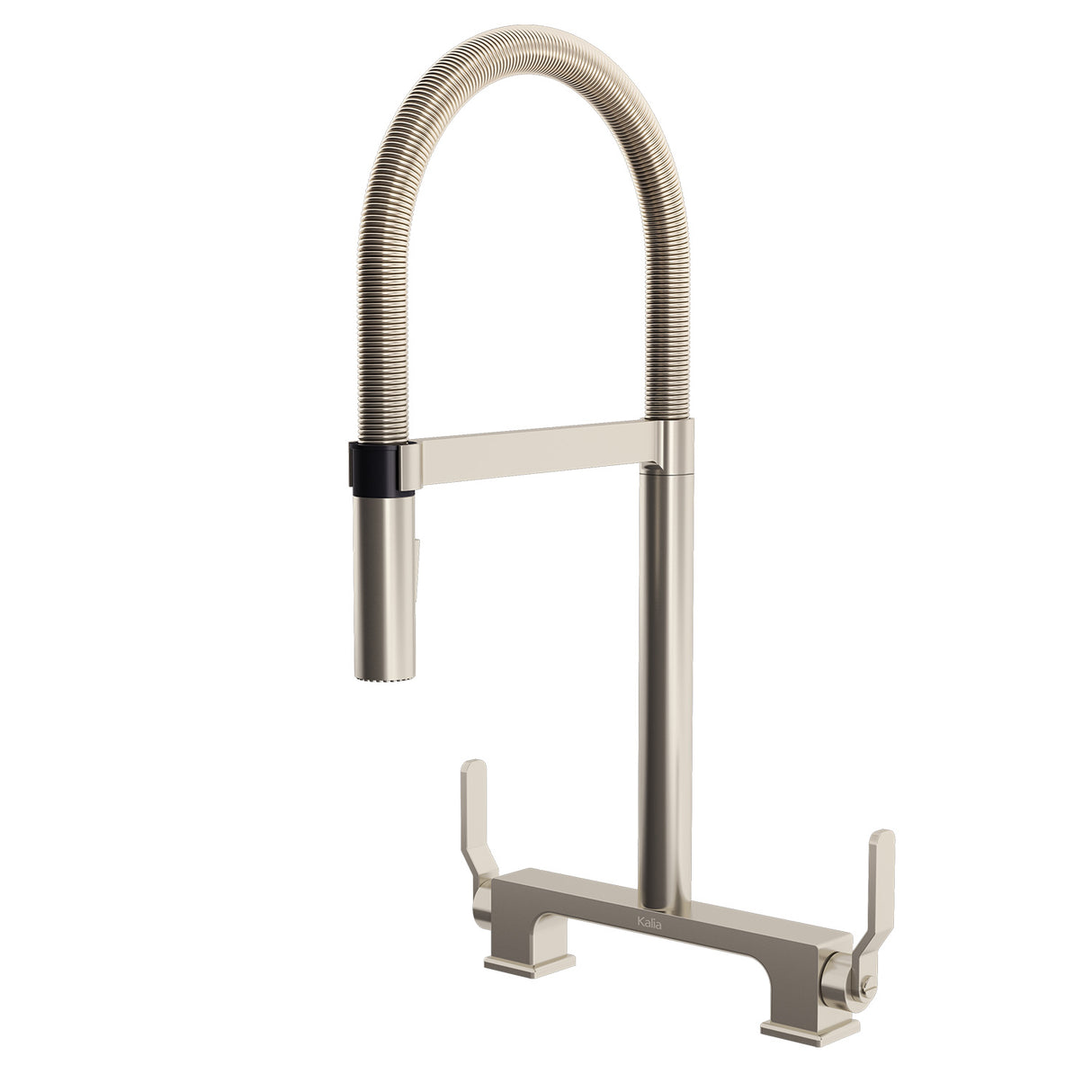 SKYRIDGE 2-Handle Bridge Kitchen Faucet Pull-Down Dual Spray