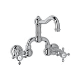 Acqui? Wall Mount Bridge Lavatory Faucet With Column Spout A1418xm-2